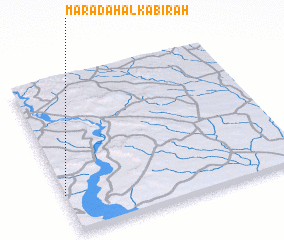 3d view of Ma‘raḑah al Kabīrah