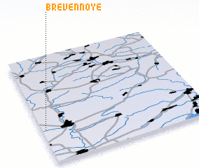 3d view of Brevënnoye