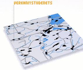 3d view of Verkhniy Studenets