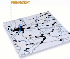 3d view of Pridonskoy