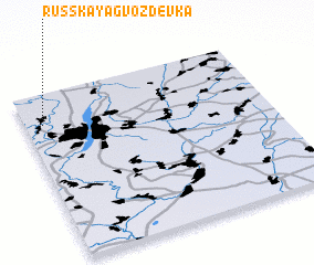 3d view of Russkaya Gvozdëvka