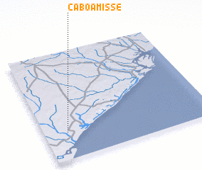 3d view of Cabo Amisse