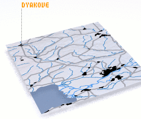 3d view of Dyakove