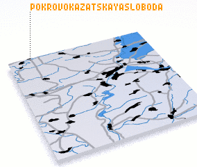 3d view of Pokrovo-Kazatskaya Sloboda