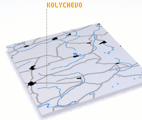 3d view of Kolychëvo