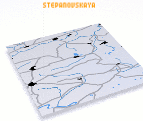 3d view of Stepanovskaya