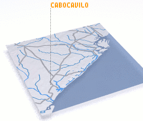 3d view of Cabo Cavilo