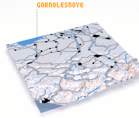 3d view of (( Gorno-Lesnoye ))