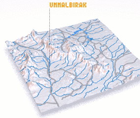 3d view of Umm al Birak