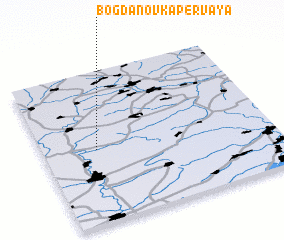 3d view of Bogdanovka Pervaya