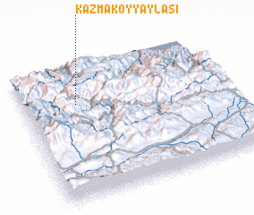 3d view of KazmaköyYaylası