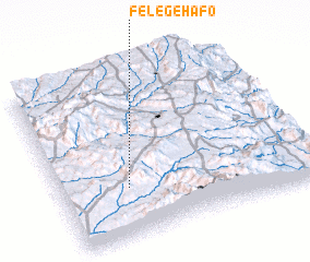 3d view of Felege Hāfo