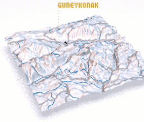 3d view of Güneykonak