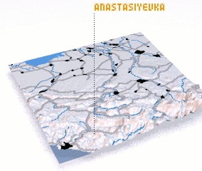 3d view of Anastasiyevka