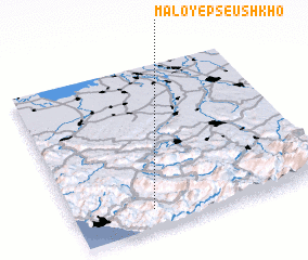 3d view of Maloye Pseushkho