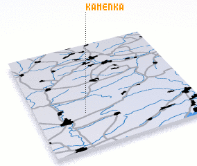 3d view of Kamenka