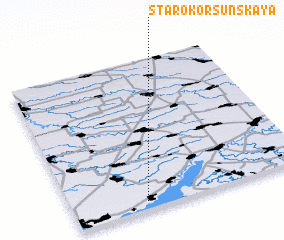 3d view of Starokorsunskaya