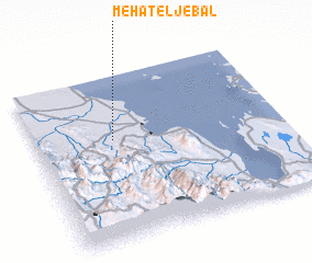 3d view of Mehātel Jebal