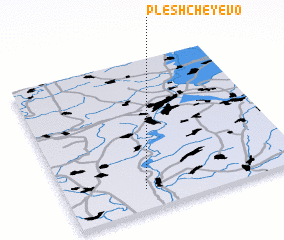 3d view of Pleshcheyevo