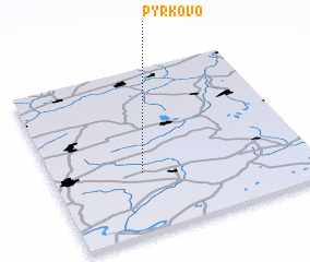 3d view of Pyrkovo