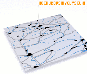 3d view of Kochurovskiye Vyselki