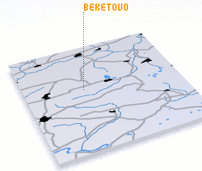 3d view of Beketovo