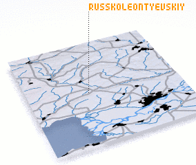 3d view of Russko-Leont\