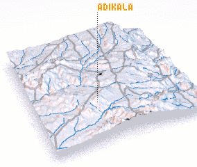 3d view of Ādī Kʼala