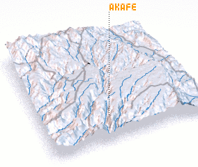 3d view of Ākʼafē