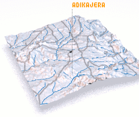 3d view of Ādī Kʼajera