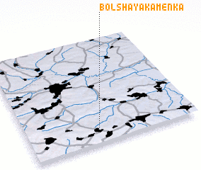 3d view of Bolʼshaya Kamenka