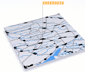 3d view of Korenovsk