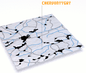 3d view of Chervonyy Gay