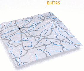 3d view of Diktaş