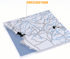 3d view of Umm Surayḩah