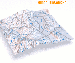 3d view of Giraʼāmba Lanchʼa
