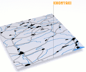 3d view of Khomyaki