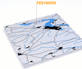 3d view of Fedyakino