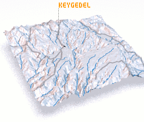 3d view of Kʼey Gedel