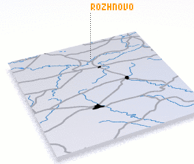 3d view of Rozhnovo