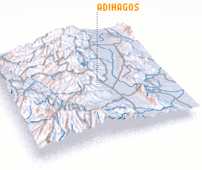 3d view of Ādī Hāgos