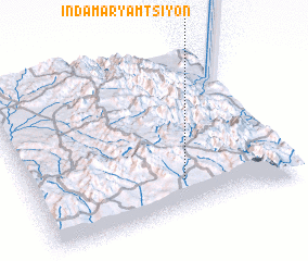 3d view of Inda Maryam Tsʼiyon