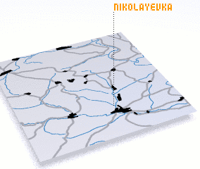 3d view of Nikolayevka