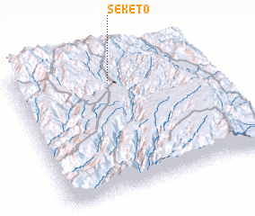 3d view of Sekʼetʼo