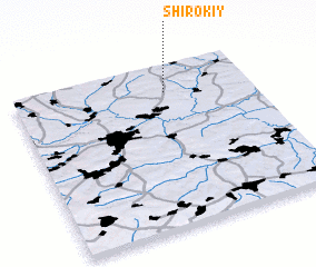 3d view of Shirokiy