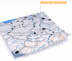 3d view of Krasnaya Gorka