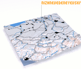 3d view of Nizhnevedeneyevskiy