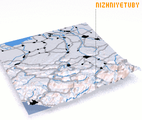 3d view of Nizhniye Tuby