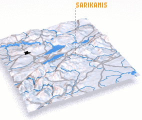 3d view of Sarıkamış