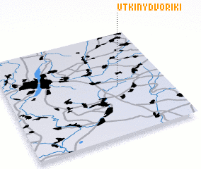 3d view of Utkiny Dvoriki